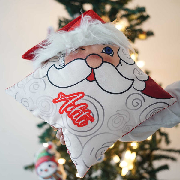 Personalised 3D Santa Claus Cushion